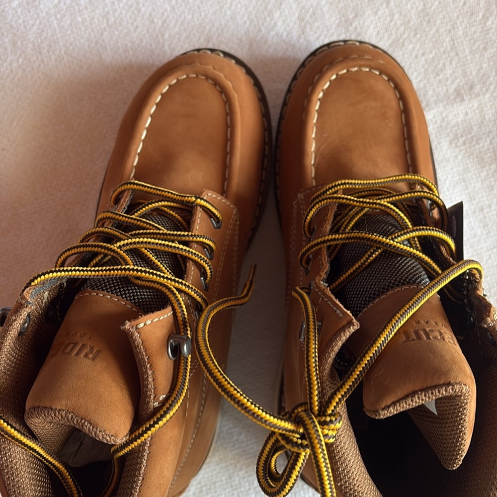 Women’s Tan Work Boots Size 8 - Picture 3 of 4